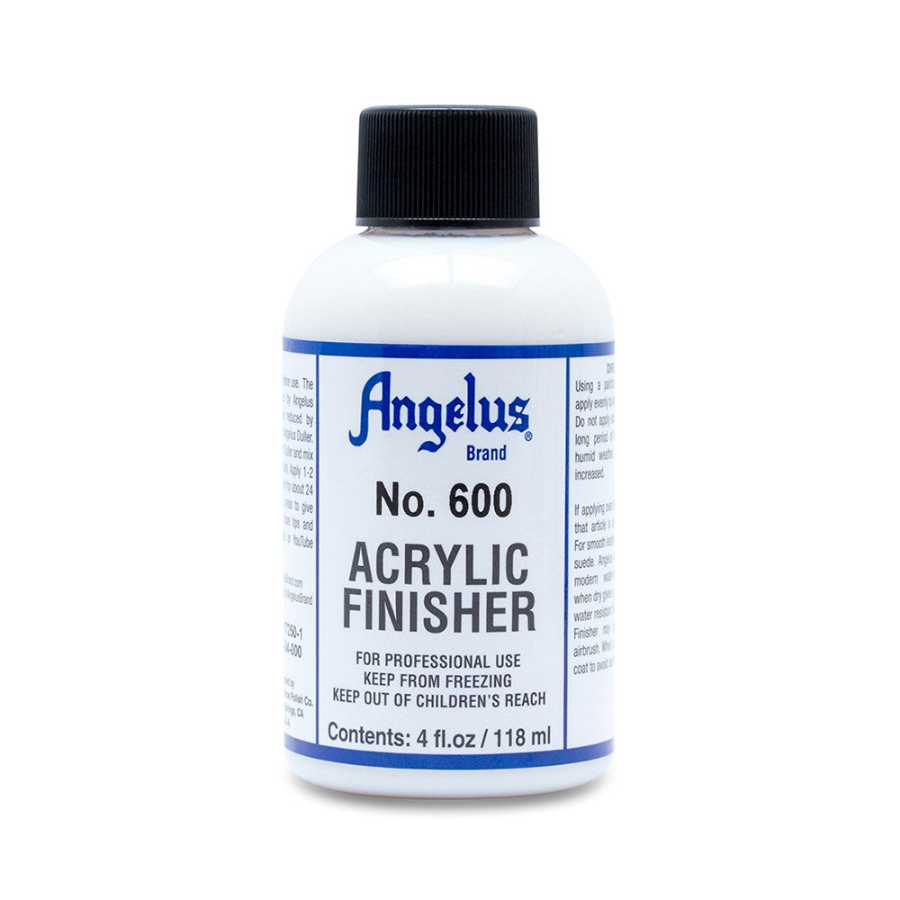 Angelus 600 Standard Gloss Finisher 4oz for leather goods
