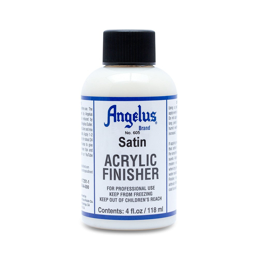 Angelus 605 Satin Finisher 4oz for elegant leather finish