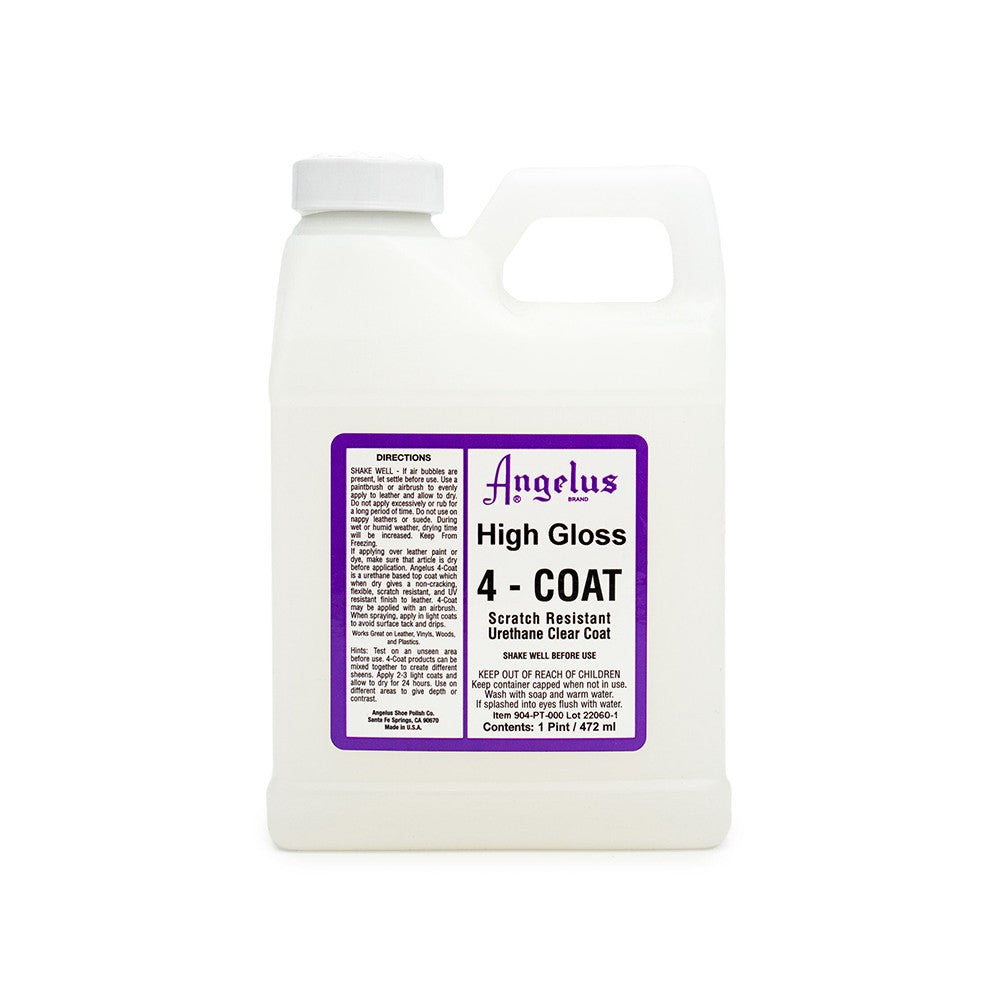Angelus 904 High Gloss Finisher 1 Pint for scratch resistance
