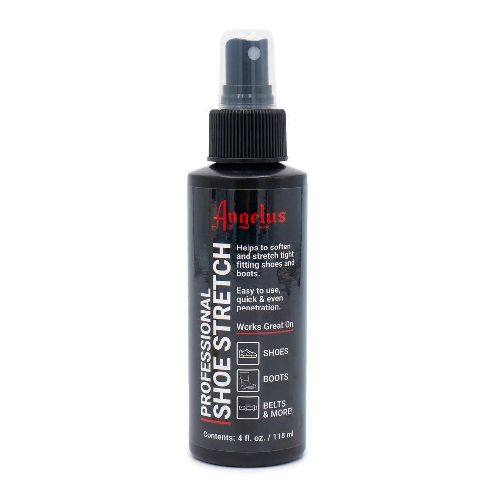 Angelus Shoe Stretcher Spray to help expand tight shoes for a more comfortable fit.