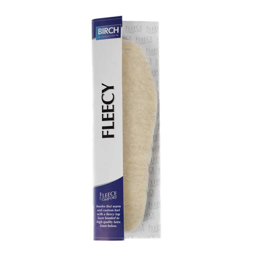 BIRCH Fleecy Insoles one-size for warm, comfortable cushioning in any shoe.
