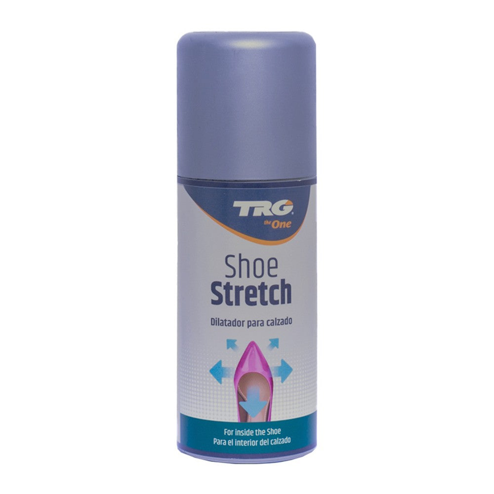 TRG Shoe Stretcher Spray aerosol relaxes leather fibers to comfortably stretch tight shoes for a better fit.