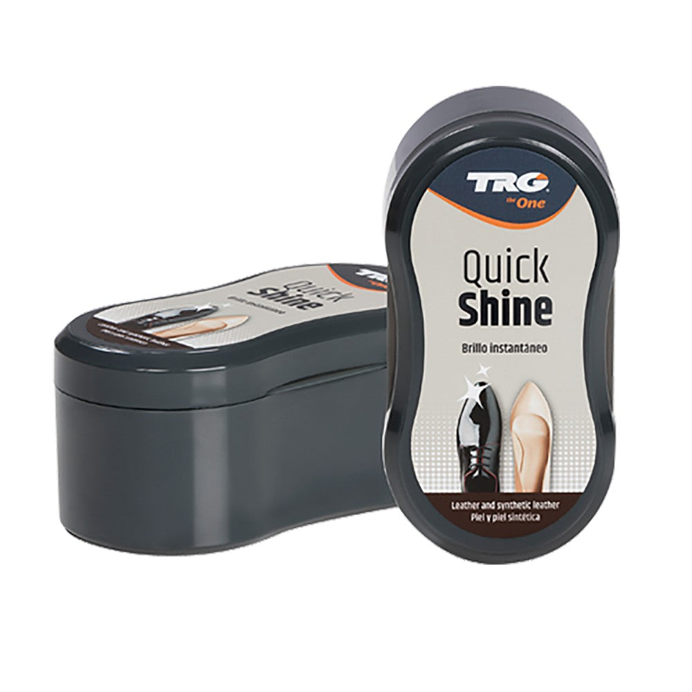 TRG Quick Shine Sponge Polish delivers a instant, buff-free glossy shine to smooth leather shoes in seconds.