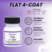 Professional flat finish with Angelus 901 top coat