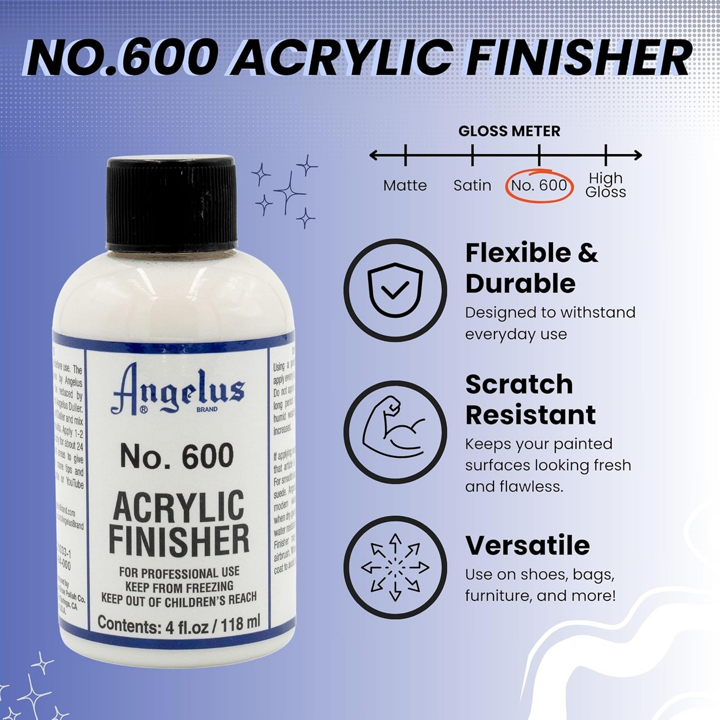 Professional shine with Angelus 600 Finisher