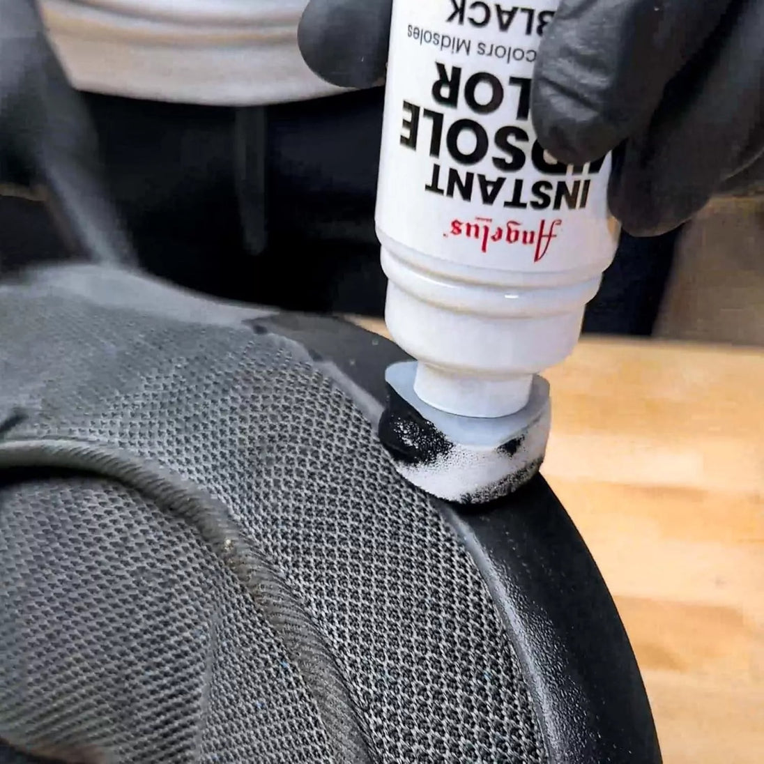 Vintage White Angelus Midsole Colour matching classic sneaker tones while effectively concealing sole discolouration