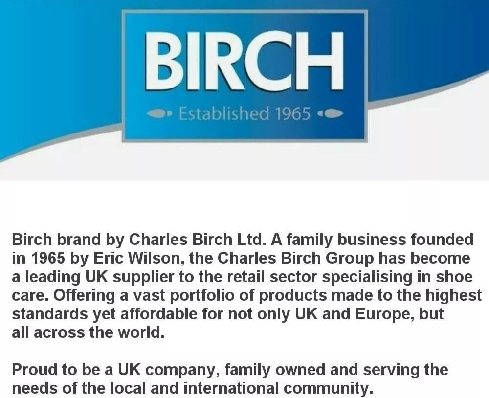 Professional-quality BIRCH shine provides instant gloss and protection for all leather surfaces