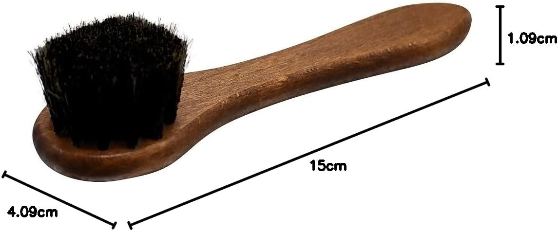 BIRCH dauber brushes reach difficult areas effectively for comprehensive polishing coverage on shoes