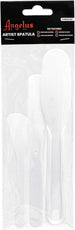 Angelus spatulas for clean product application without contamination during artwork