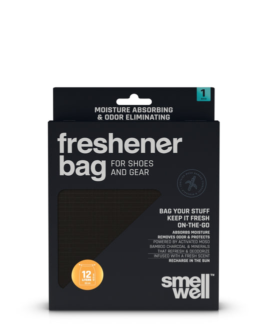 12 litre freshener bag eliminates unpleasant odours in larger storage containers and shoe collections