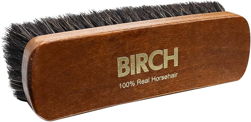 The 15cm length of BIRCH medium brushes provides ideal size for regular shoe polishing