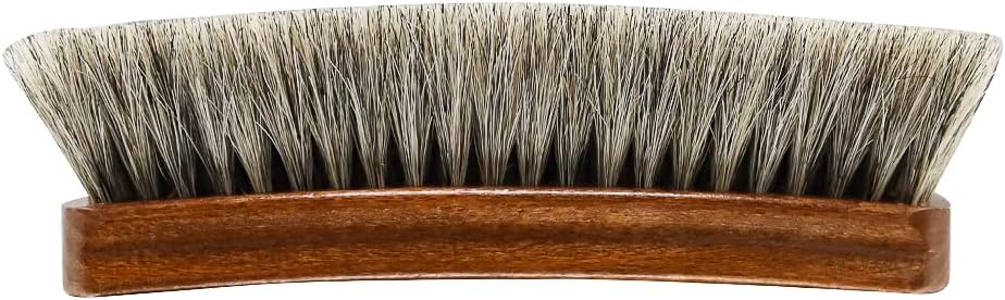 large BIRCH horsehair brushes are perfect for polishing leather furniture and multiple shoes