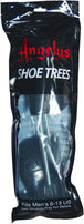 Professional display of Angelus Shoe Trees in various men's shoes showing comprehensive footwear protection