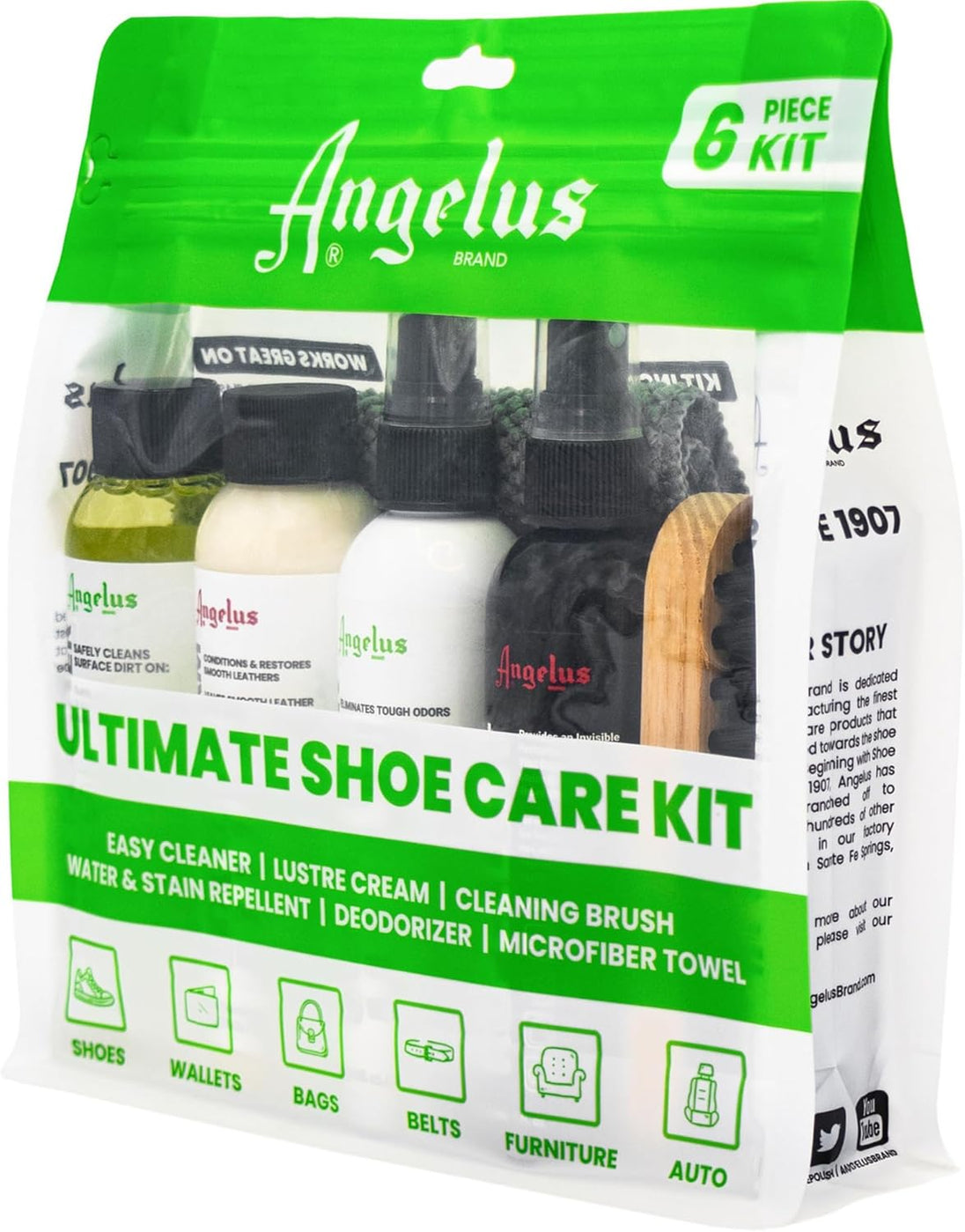Angelus complete shoe care system is ideal for serious enthusiasts offering comprehensive maintenance for all leather footwear