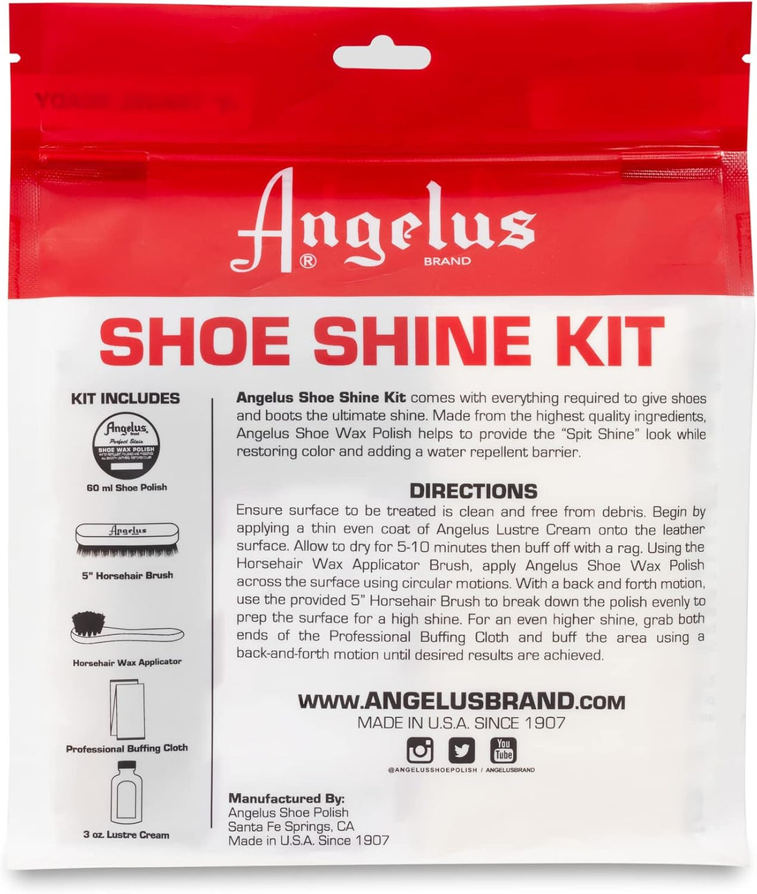 Angelus portable shoe maintenance kit designed for discerning travellers who need comprehensive leather care solutions on the road