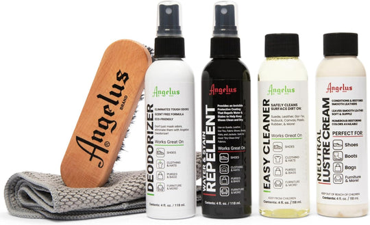 Angelus Ultimate Shoe Care Kit a comprehensive set for year-round cleaning polishing and protection of your leather footwear