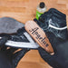 Use the Angelus easy cleaner kit to effectively remove dirt stains and grime from your valued sneakers and leather possessions