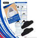 Simple application of heel hole preventer patches provides long-lasting shoe lining protection