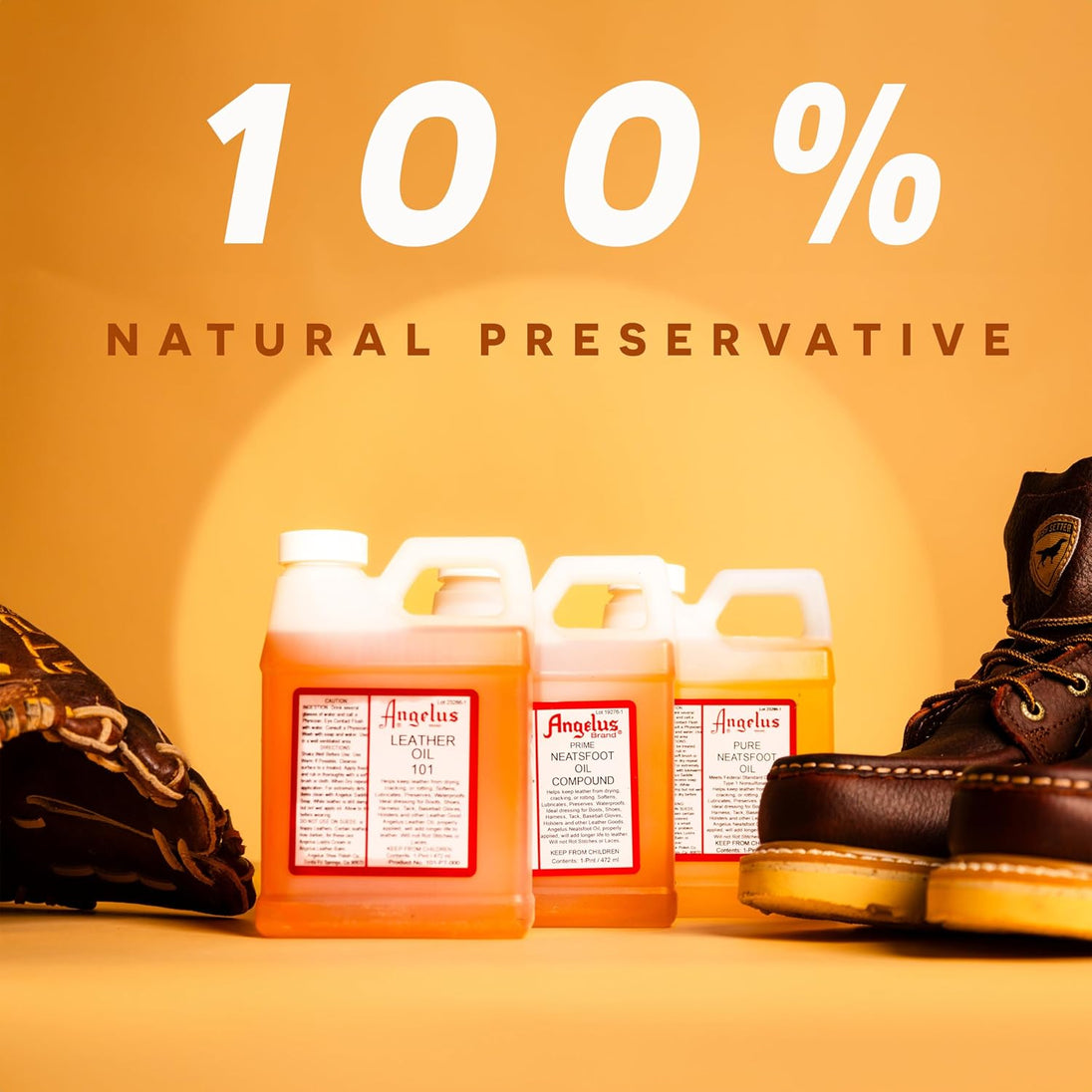 Traditional leather conditioner providing superior waterproofing protection against moisture and harsh weather