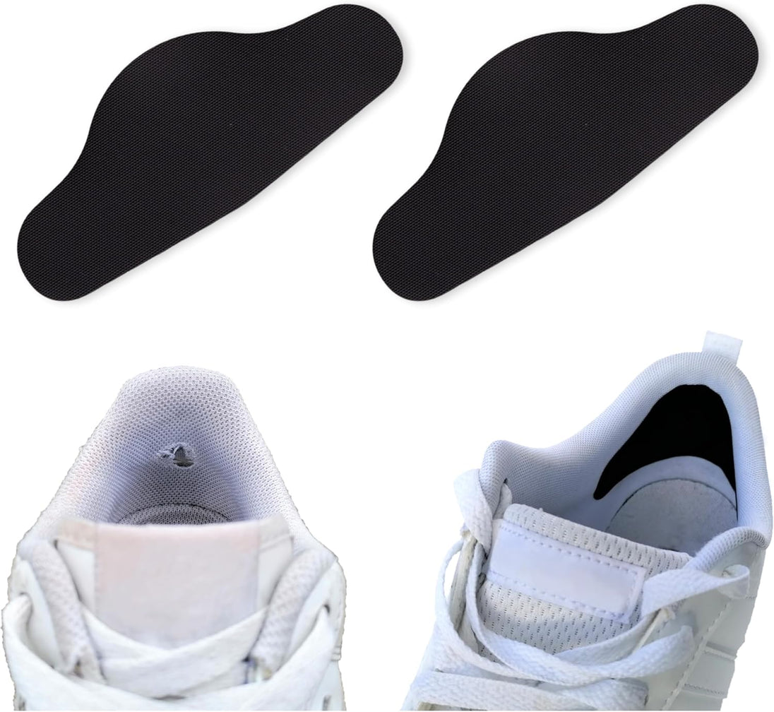 Apply low-profile heel protectors to prevent costly shoe replacement from heel wear damage