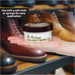 Rich golden tint from Fiebing's Mink Oil enhances leather characteristics