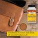 Protect light-coloured leather with Fiebing's neutral Atom Wax Balm formula