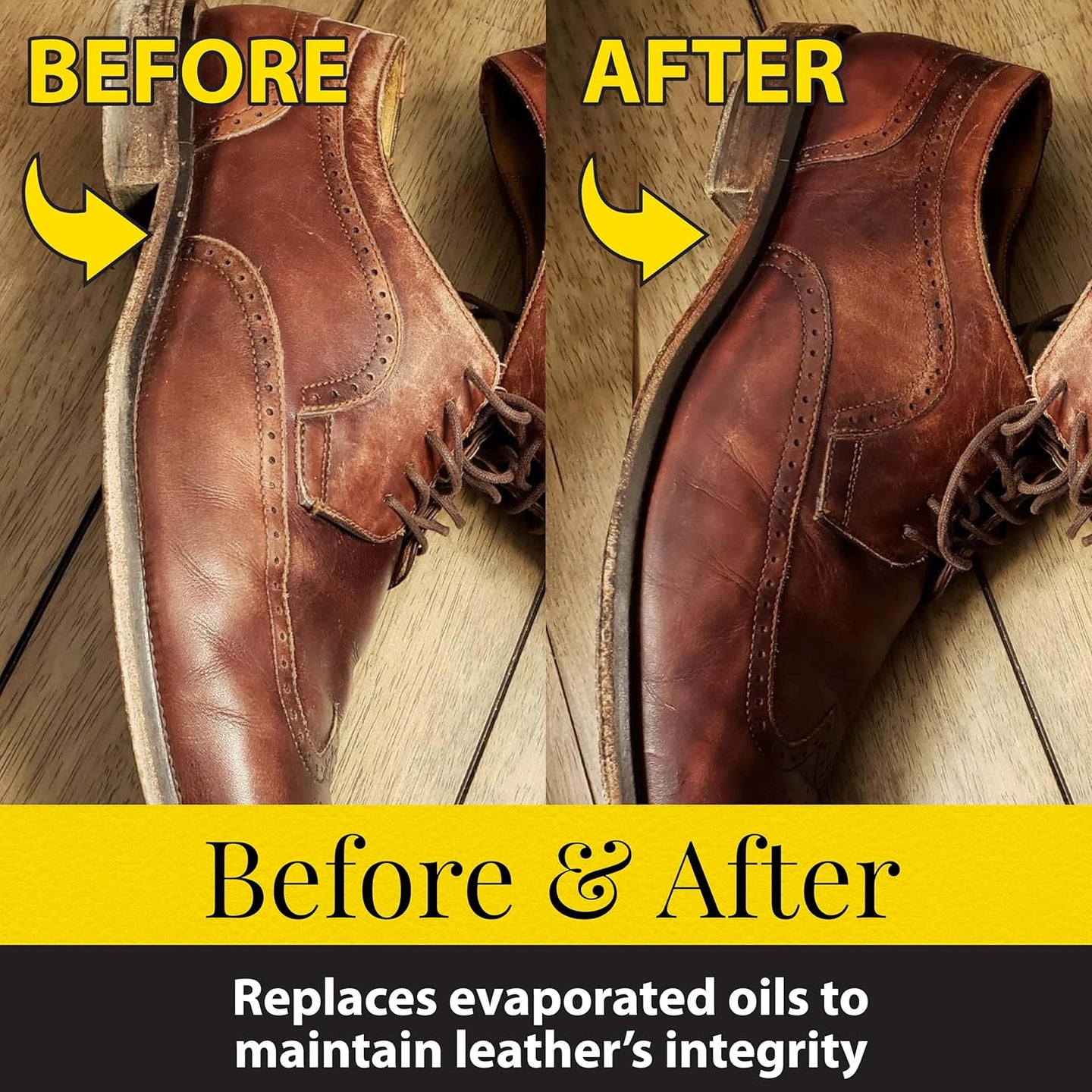 Pure neatsfoot oil by Fiebing's restores flexibility to dry stiff leather goods