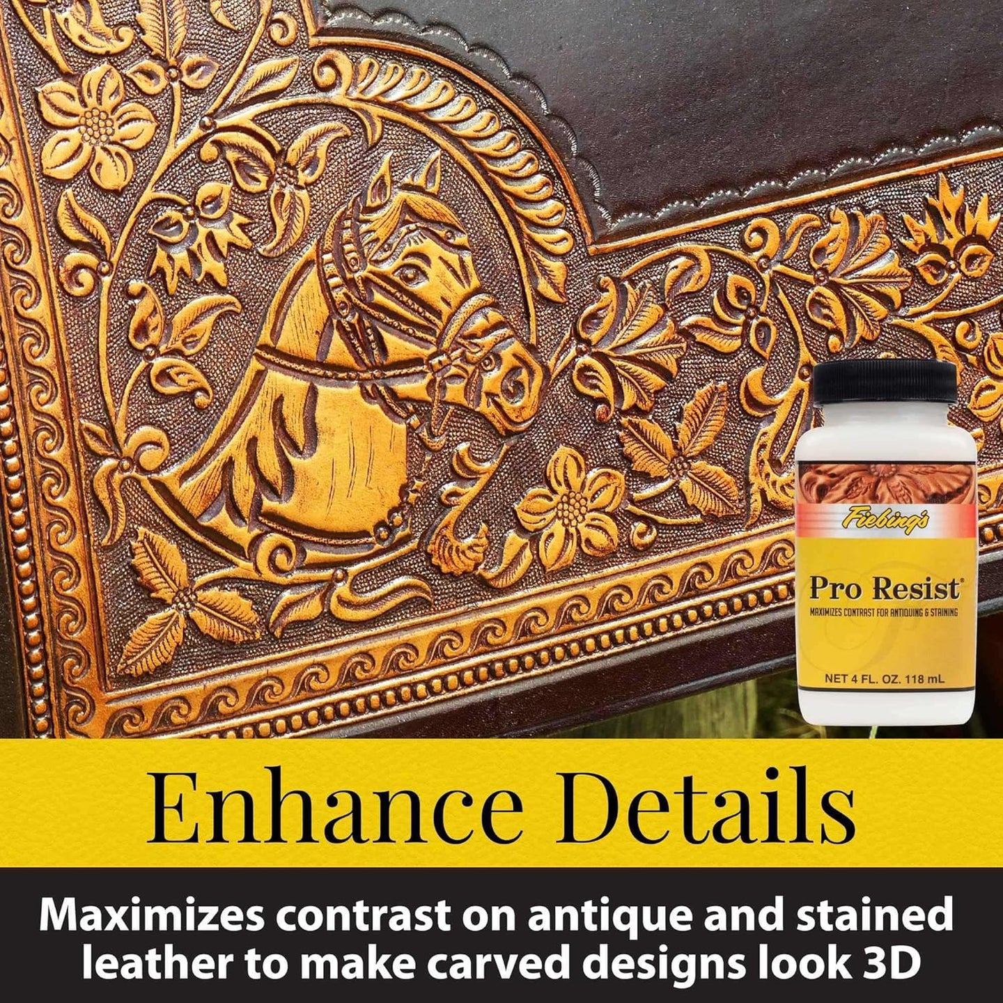 Fiebing's Pro Resist for leathercraft preventing dyes from bleeding into adjacent areas