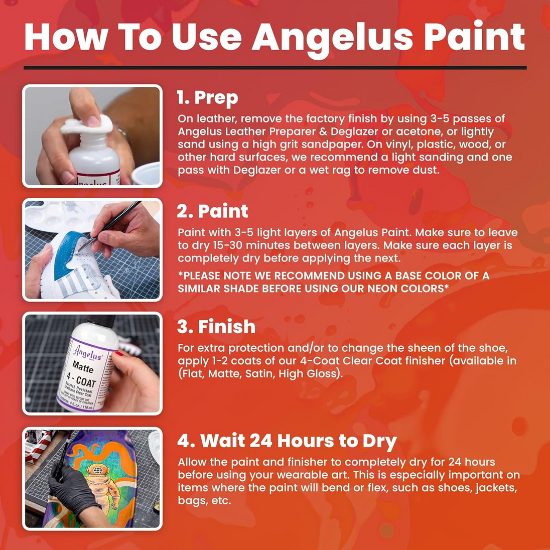 Angelus Olive 272 acrylic paint delivers flexible performance for outdoor artwork requiring military tones and professional finishes