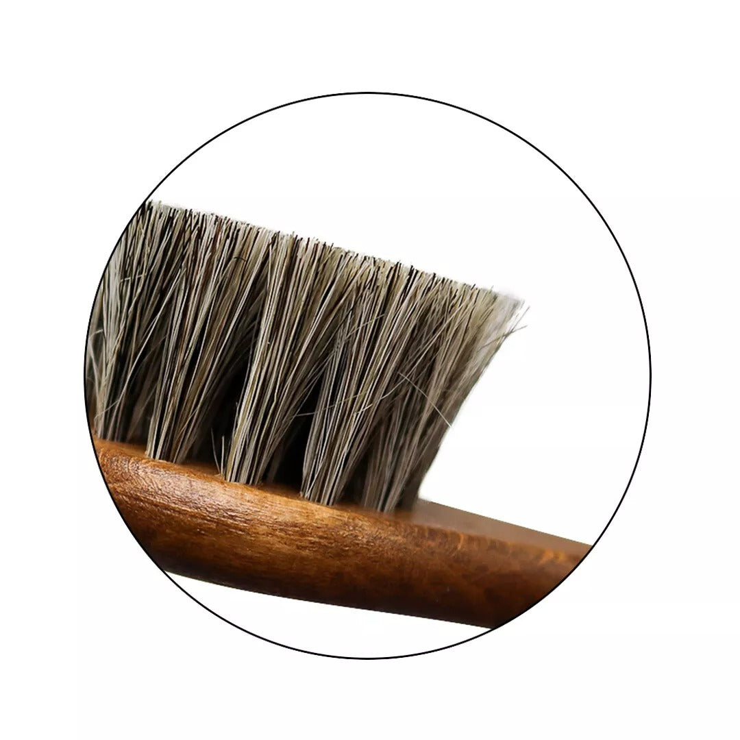 BIRCH Horsehair Dauber Brushes offer detailed design for applying polish and cream to intricate areas