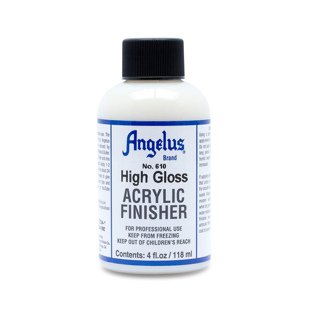 Angelus 610 High Gloss Finisher 4oz for rigid surfaces