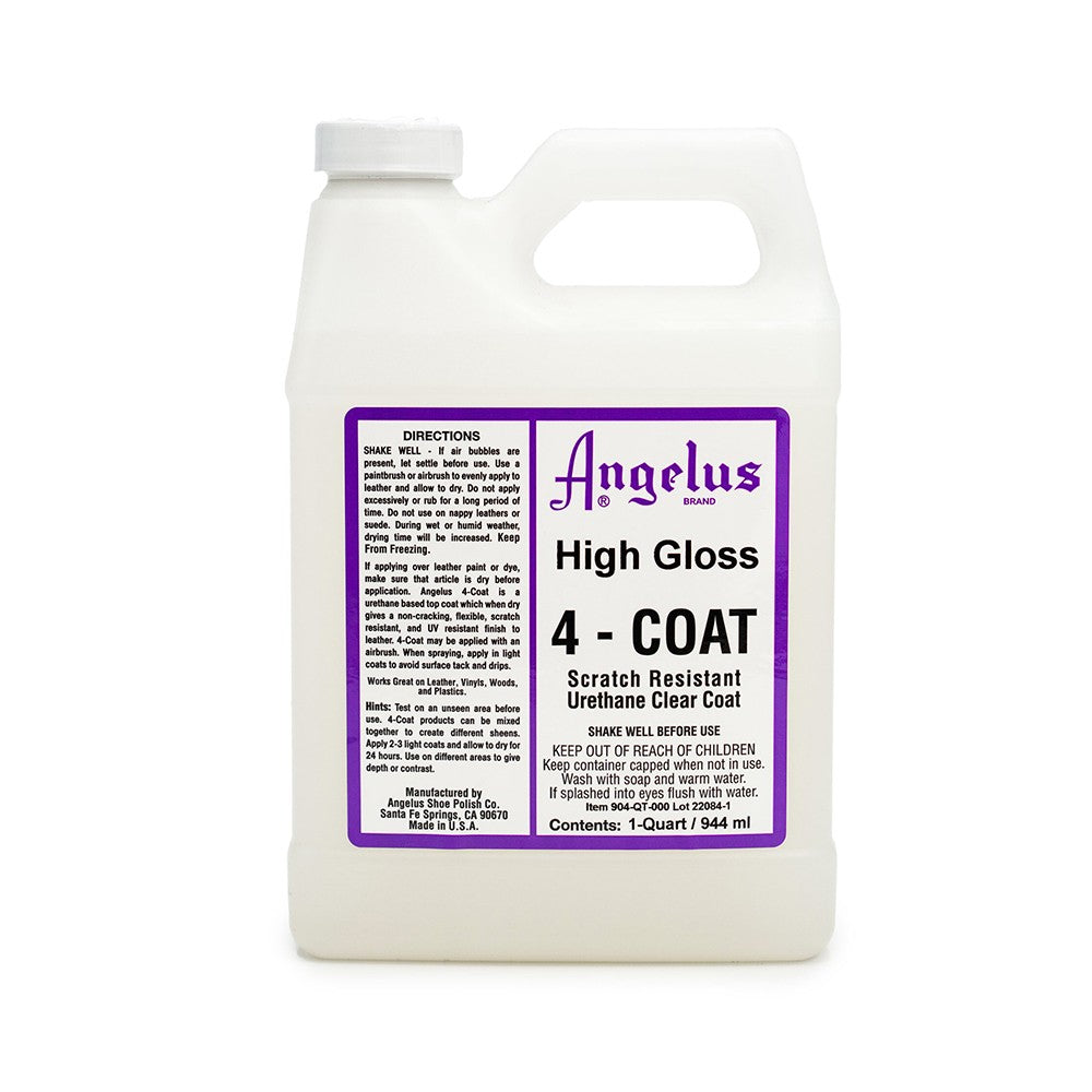 Angelus 904 High Gloss Finisher 1 Quart for leather projects
