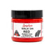 Angelus Walk On Red 2oz bottle specifically formulated for restoring and customising red luxury shoe soles on high-end footwear