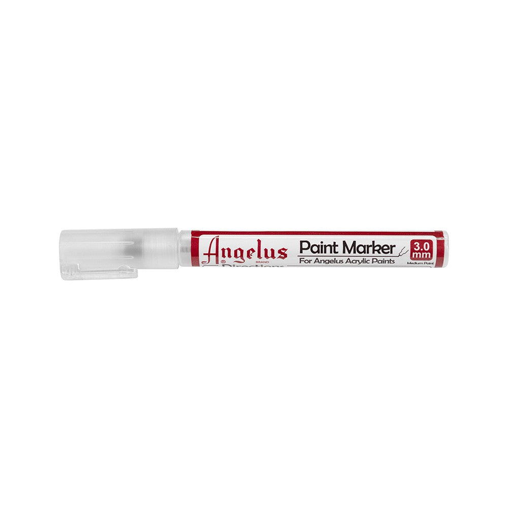 Single Angelus Empty Paint Marker with 3mm nib for refillable precise detailing on custom sneakers leather and fine art