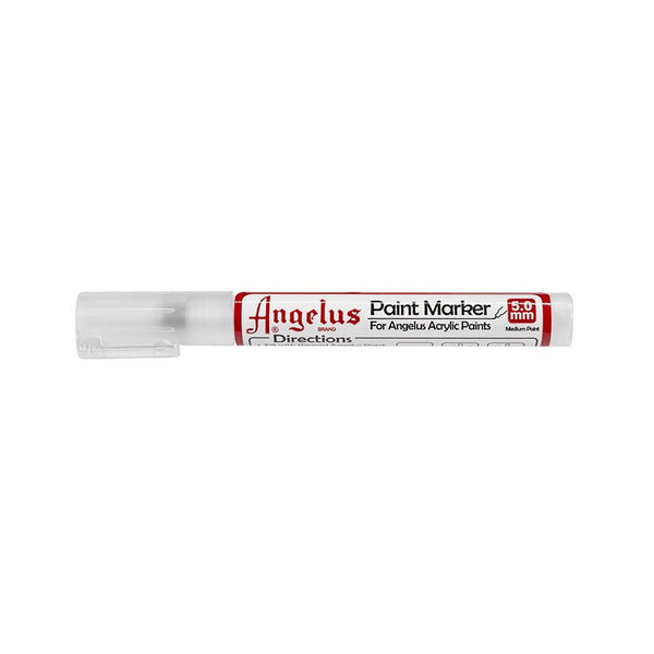 Single Angelus Empty Paint Marker with 5mm nib for refillable broad coverage on custom sneakers jackets and large canvas projects