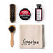 Angelus travel kit includes all essential products and tools for effective shoe cleaning polishing and protection during travel