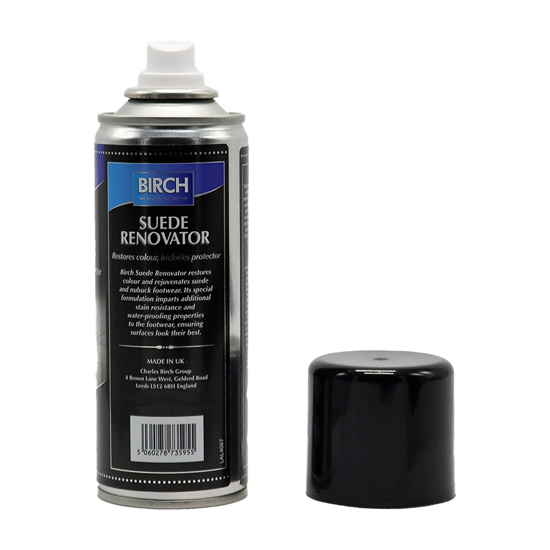 Professional BIRCH black suede renovator extends item life by maintaining appearance and protection