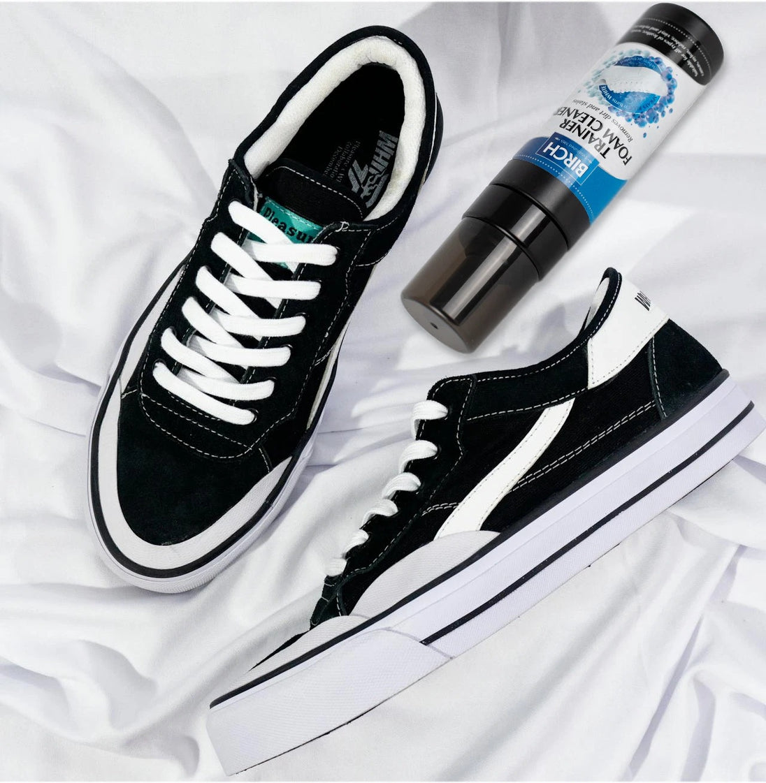 BIRCH cleaner penetrates foam materials to remove embedded dirt stains and discolouration