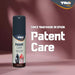 TRG Patent Care with applicator delivering specialized care for patent leather's unique requirements