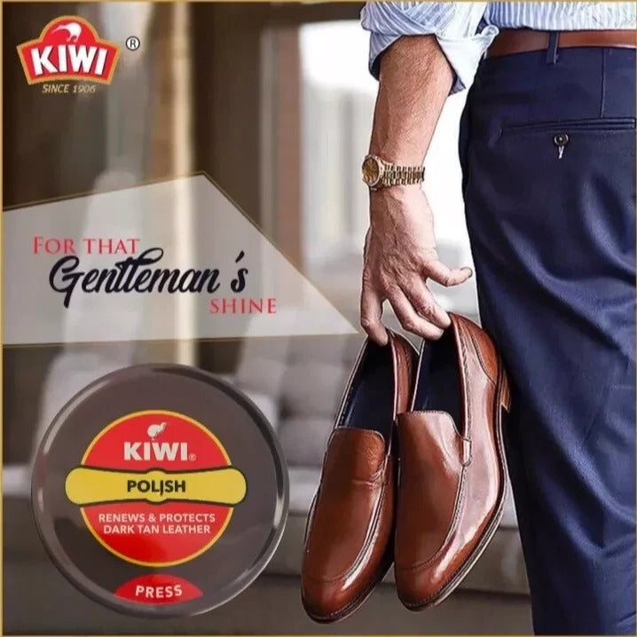 200ml Kiwi polish tin offers multiple applications for households with extensive shoe care requirements
