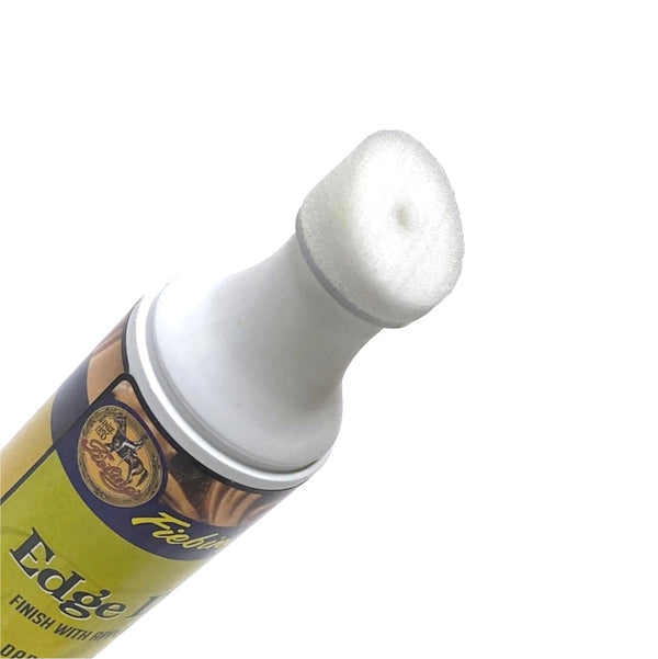 Professional edge colouring with Fiebing's Black Edge Dye and applicator