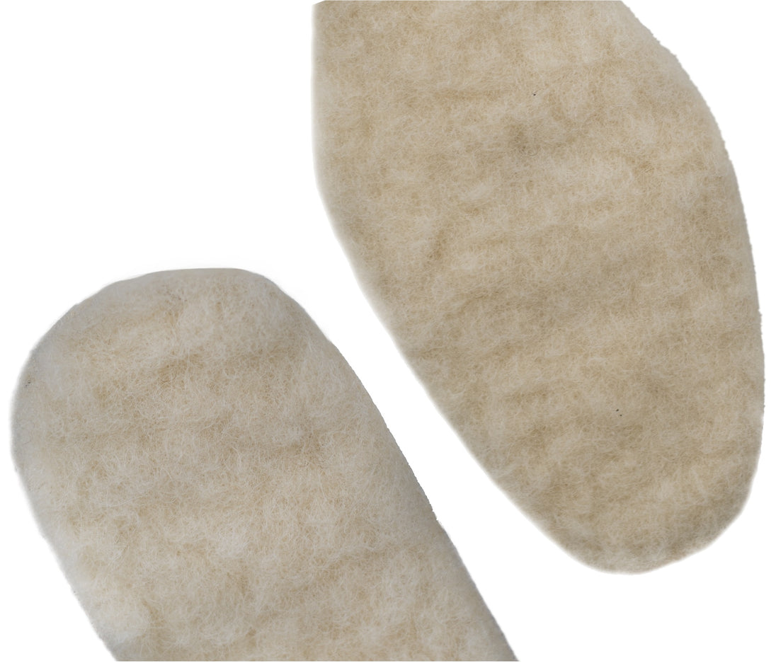 Effective moisture management with Angelus women's Wool Fleecy Insoles that maintain dry comfortable feet in winter