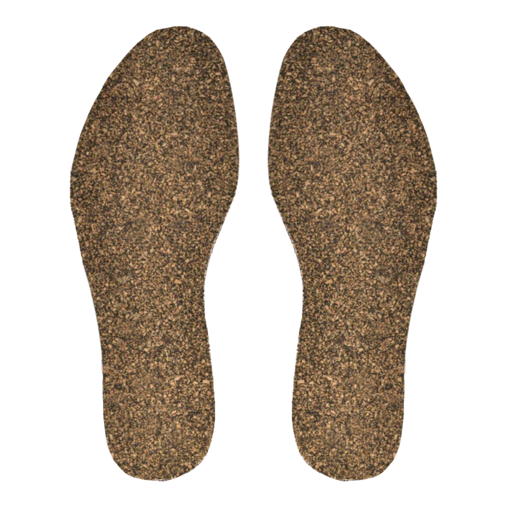 Customise your comfort with one size BIRCH cork insoles offering tailored arch support and natural pressure distribution