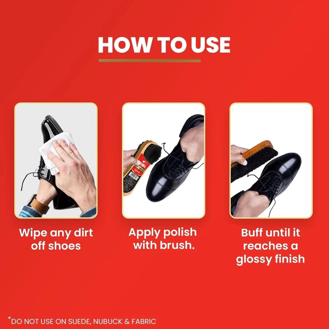 The 100ml size Kiwi polish tin provides good coverage and colour enhancement for leather footwear