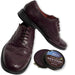 BIRCH Traditional Shoe Polish 50ml Burgundy tin offers a time-tested formula for deep conditioning and protecting all leather shoes