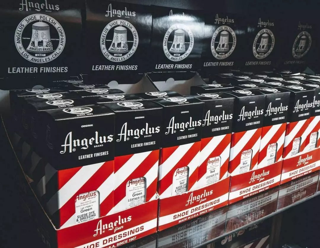 Custom leather shoes coloured with vibrant Angelus Leather Dye