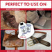 Detailed view of salt stain removal process using Angelus De-Salter solution on damaged leather footwear
