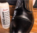 Angelus Lustre Cream application on dress shoes providing regular maintenance and appearance enhancement