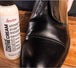 Angelus Lustre Cream application on dress shoes providing regular maintenance and appearance enhancement