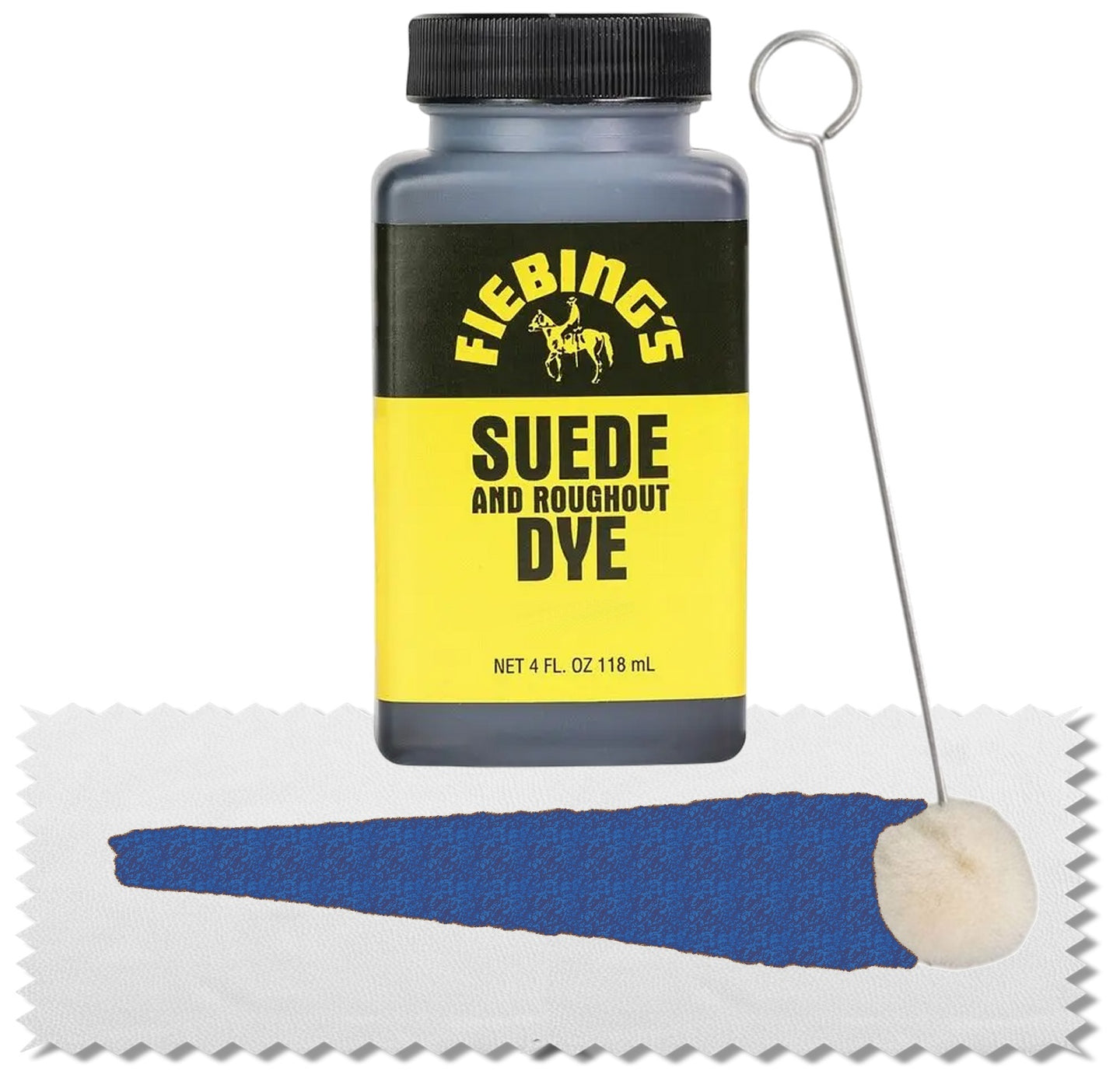 Professional Blue suede dye by Fiebing's for vibrant lasting colour on shoes and accessories
